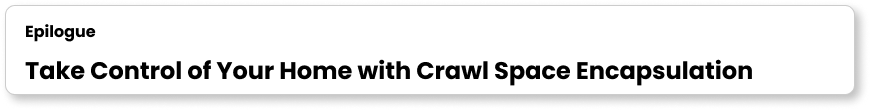 Crawlspace menu epilogue
