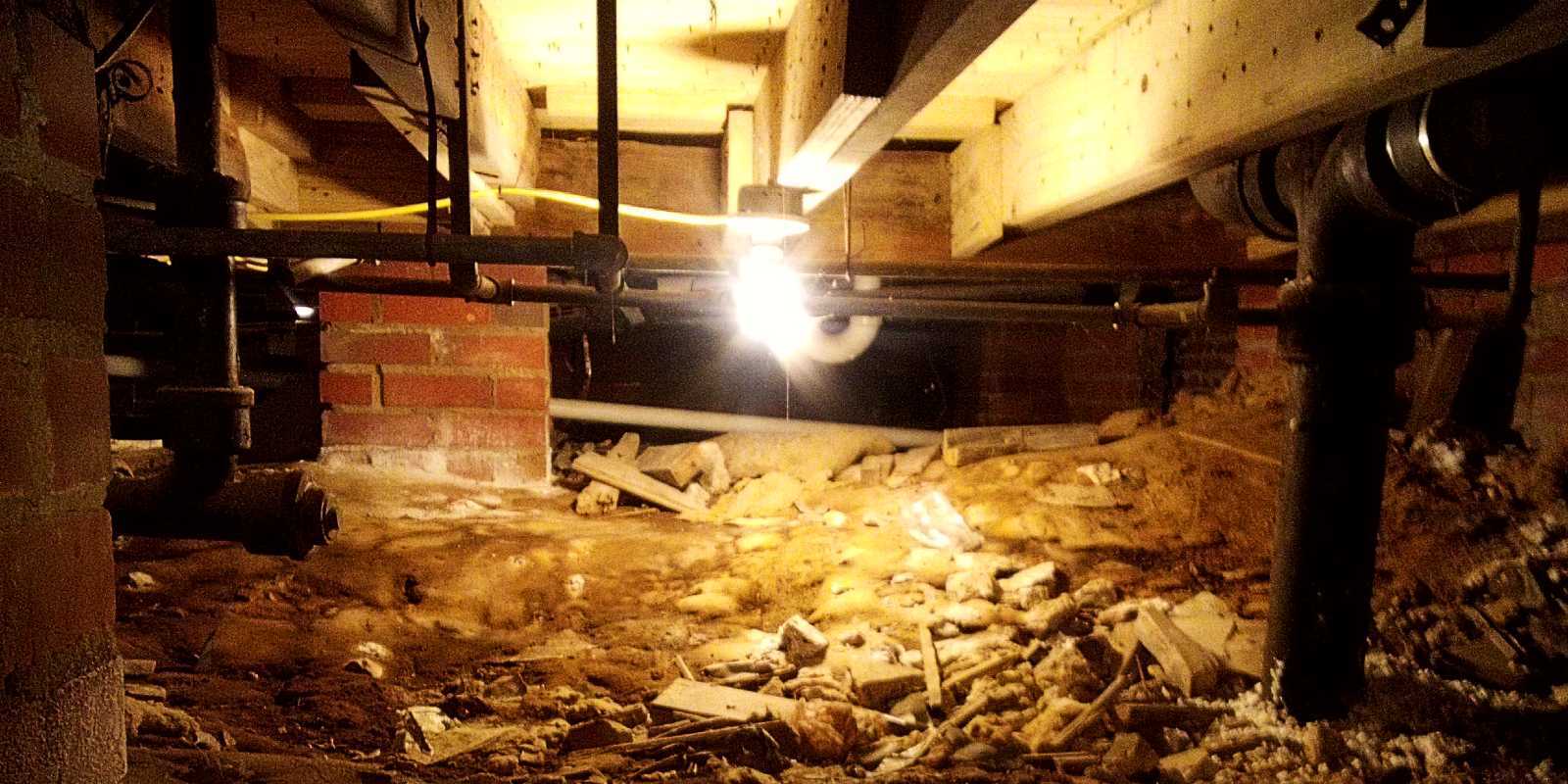 Crawl Space dirty