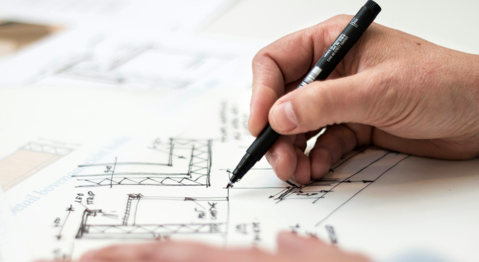 A person making a safety plan.